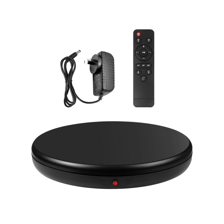 PULUZ 45cm Remote Control Adjusting Speed Rotating Turntable Display Stand, Black, Load 100kg(AU Plug) -  by PULUZ | Online Shopping UK | buy2fix