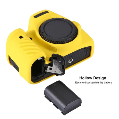 PULUZ Soft Silicone Protective Case for Canon EOS 6D(Yellow) - Camera Accessories by PULUZ | Online Shopping UK | buy2fix