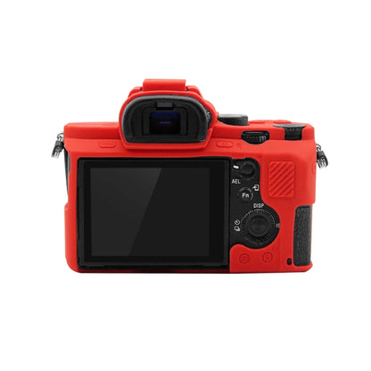 PULUZ Soft Silicone Protective Case for Sony ILCE-7MII / 7SMII / 7RMII(Red) - Protective Case by PULUZ | Online Shopping UK | buy2fix