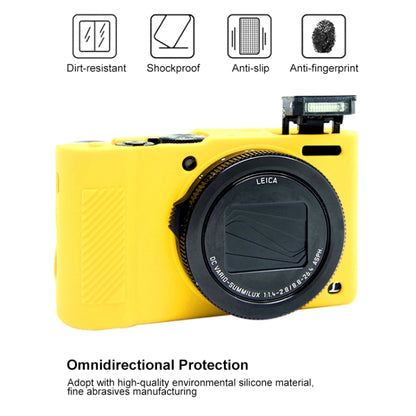 PULUZ Soft Silicone Protective Case for Panasonic Lumix  LX10(Yellow) - Camera Accessories by buy2fix | Online Shopping UK | buy2fix