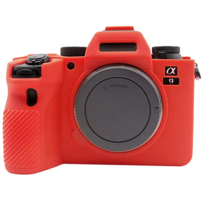 PULUZ Soft Silicone Protective Case for Sony ILCE-9M2/ Alpha 9 II / A92(Red) - Protective Case by PULUZ | Online Shopping UK | buy2fix