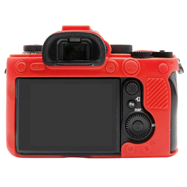 PULUZ Soft Silicone Protective Case for Sony ILCE-9M2/ Alpha 9 II / A92(Red) - Protective Case by PULUZ | Online Shopping UK | buy2fix