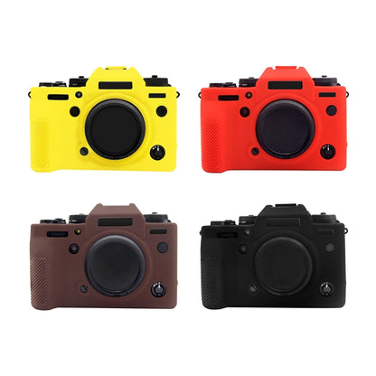 PULUZ Soft Silicone Protective Case for Fujifilm X-T4(Yellow) - Camera Accessories by PULUZ | Online Shopping UK | buy2fix