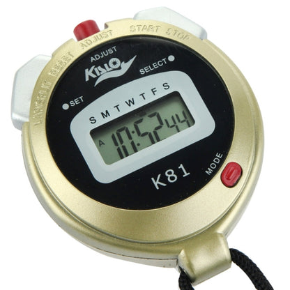 KISLO K81 Stopwatch Professional Chronograph Handheld Digital LCD Sports Counter Timer with Strap - Outdoor & Sports by buy2fix | Online Shopping UK | buy2fix