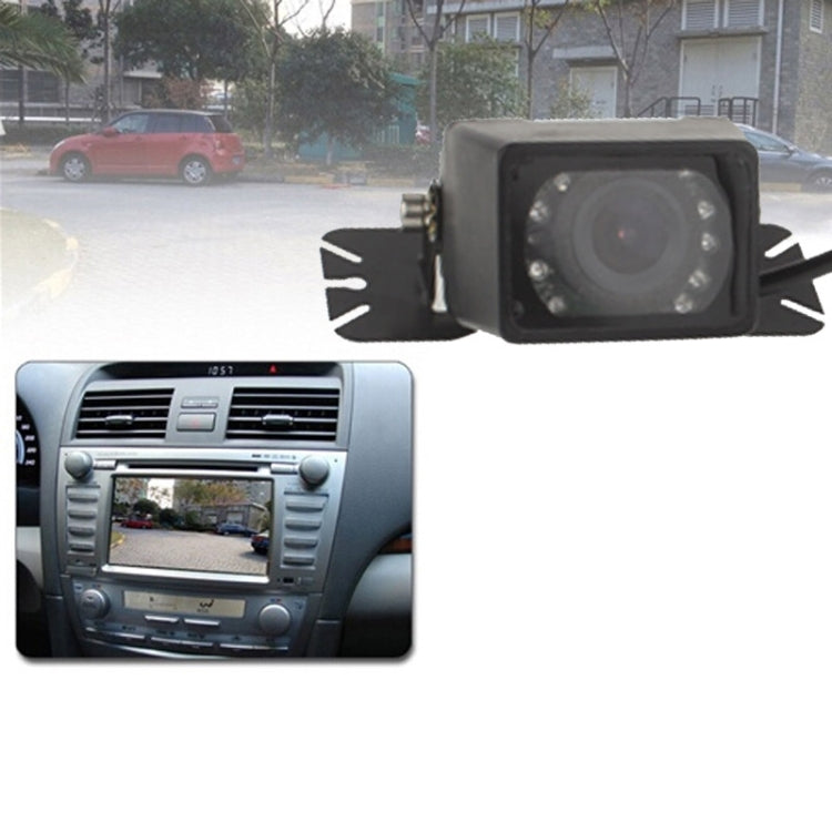 LED Sensor Car Rear View Camera, Support Color Lens/135°Viewable / Waterproof & Night Sensor function (E327)(Black) - In Car by buy2fix | Online Shopping UK | buy2fix