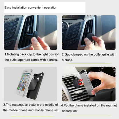 Universal Magnet Mini Car Mount Holder, For iPhone, Galaxy, Huawei, Xiaomi, Lenovo, Sony, LG, HTC and Other Smartphones - Car Holders by buy2fix | Online Shopping UK | buy2fix