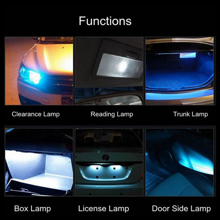 1 Pair T10 White 12 LED 2835 SMD CANBUS Car Signal Light Bulb - In Car by buy2fix | Online Shopping UK | buy2fix