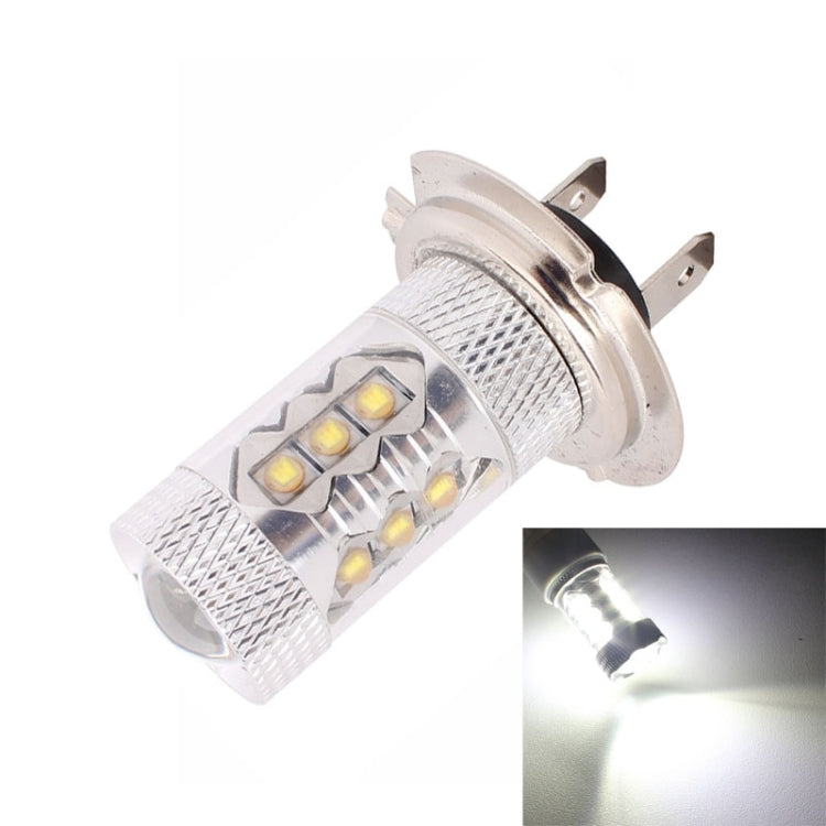 H7 80W 800LM 6500K White Light 16-3535-LEDs Car Foglight , Constant Current , DC12-24V(White Light) - In Car by buy2fix | Online Shopping UK | buy2fix