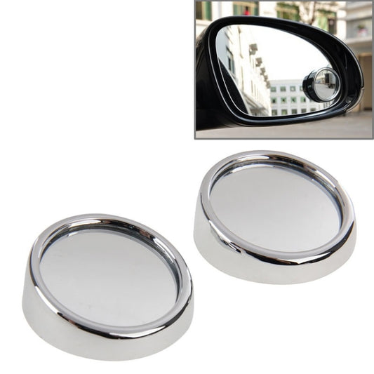 2 PCS 3R11 Car Rear View Mirror Wide Angle Mirror Side Mirror, 360 Degree Rotation Adjustable(Silver) - Convex Mirror & Accessories by 3R | Online Shopping UK | buy2fix