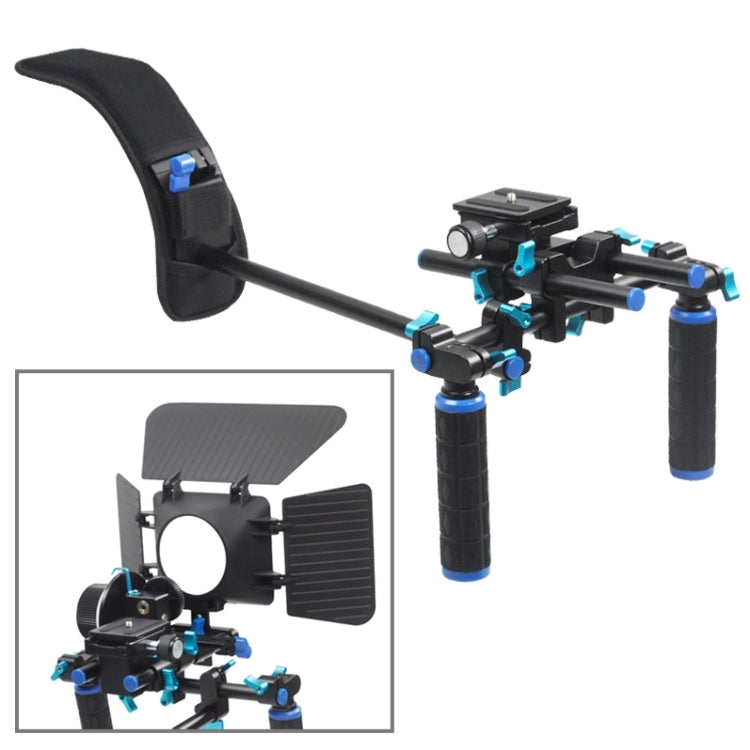 YELANGU YLG0102H Dual Handles Free Camera Shoulder Mount Kit - Camera Accessories by YELANGU | Online Shopping UK | buy2fix