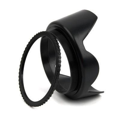 62mm Lens Hood for Cameras(Screw Mount)(Black) - Camera Accessories by buy2fix | Online Shopping UK | buy2fix