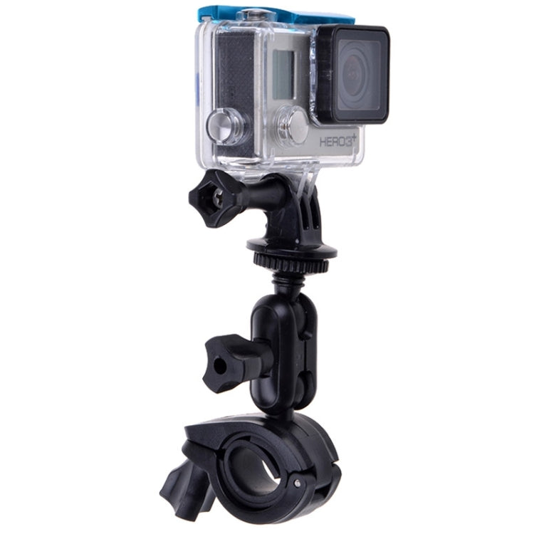 360 Degrees Rotation Bicycle Motorcycle Holder Handlebar Mount with Screw & Tripod Adapter for PULUZ Action Sports Cameras Jaws Flex Clamp Mount for GoPro Hero11 Black / HERO10 Black /9 Black /8 Black ... /3 /2 /1, DJI Osmo Action and Other Action Cameras - DJI & GoPro Accessories by TMC | Online Shopping UK | buy2fix