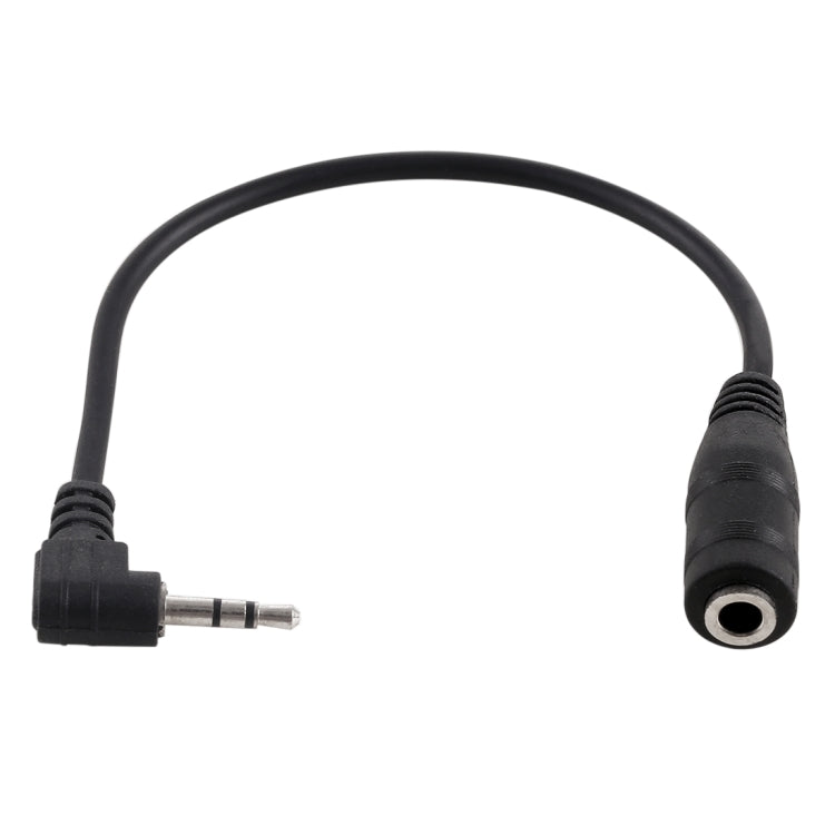 2.5mm Male Elbow to 3.5mm Female Audio Stereo Converter Adapter Cable - Computer & Networking by buy2fix | Online Shopping UK | buy2fix