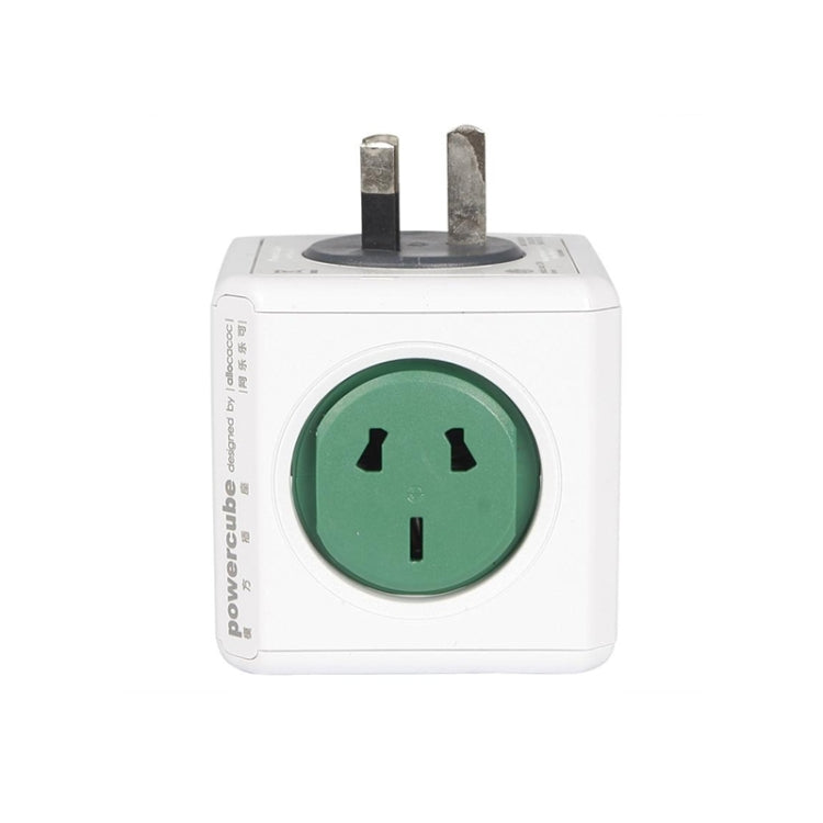 PowerCube 10A Universal Wall Adapter Power Socket with 5 US / AU Sockets for Home Office, AU Plug, Random Color Delivery - Consumer Electronics by buy2fix | Online Shopping UK | buy2fix