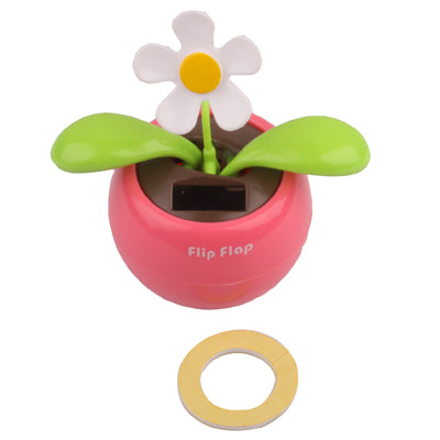 Solar Flip Flap Flower, Random Flower Color Delivery(Pink) - Ornaments by buy2fix | Online Shopping UK | buy2fix