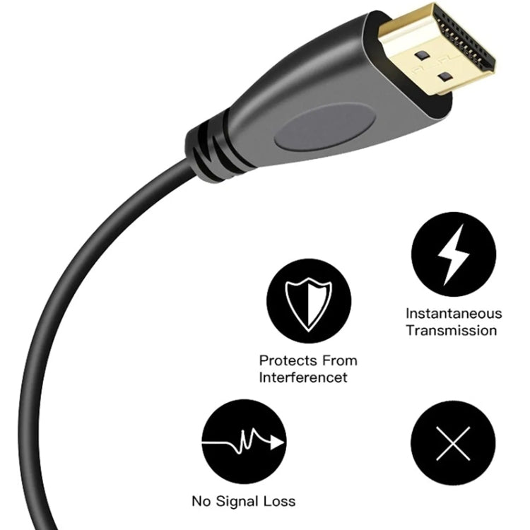 1.4 Version, Gold Plated 19 Pin HDMI Male to HDMI Male Coiled Cable, Support 3D / Ethernet, Length: 60cm (can be extended up to 2m) - Computer & Networking by buy2fix | Online Shopping UK | buy2fix