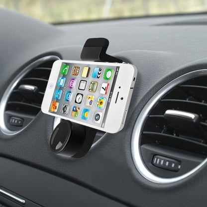 Portable Air Vent Car Mount Holder, For iPhone, Galaxy, Sony, Lenovo, HTC, Huawei, and other Smartphones (Black + Grey) - Car Holders by buy2fix | Online Shopping UK | buy2fix