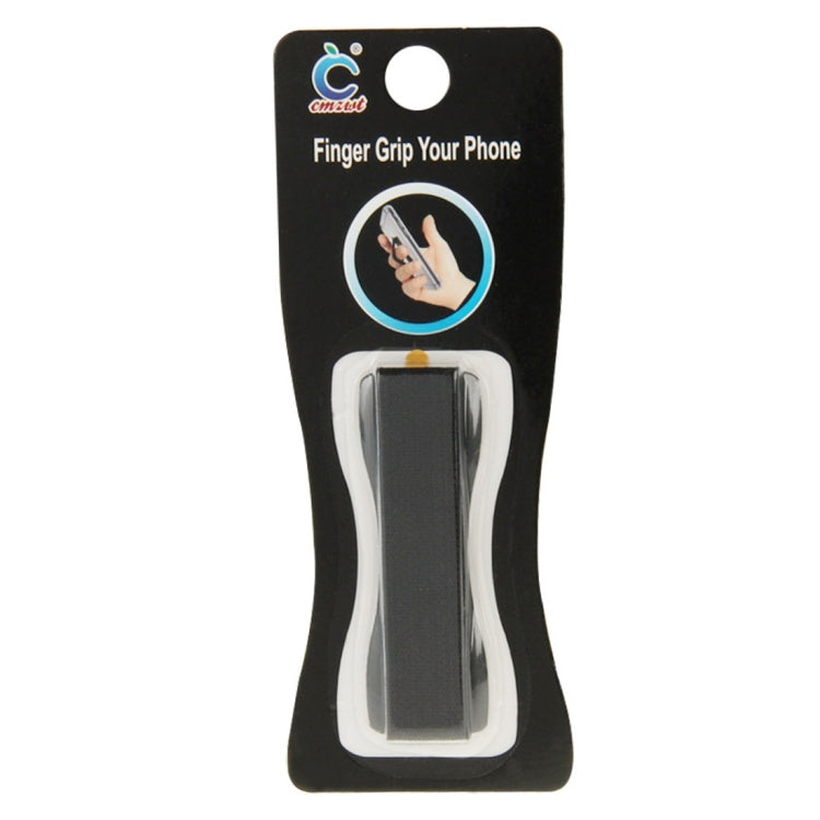 Finger Grip Phone Holder for iPhone, Galaxy, Sony, Lenovo, HTC, Huawei, and other Smartphones(Black) - Ring Holder by buy2fix | Online Shopping UK | buy2fix