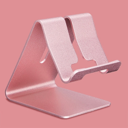Aluminum Stand Desktop Holder for iPad, iPhone, Galaxy, Huawei, Xiaomi, HTC, Sony, and other Mobile Phones or Tablets(Rose Gold) - Desktop Holder by buy2fix | Online Shopping UK | buy2fix