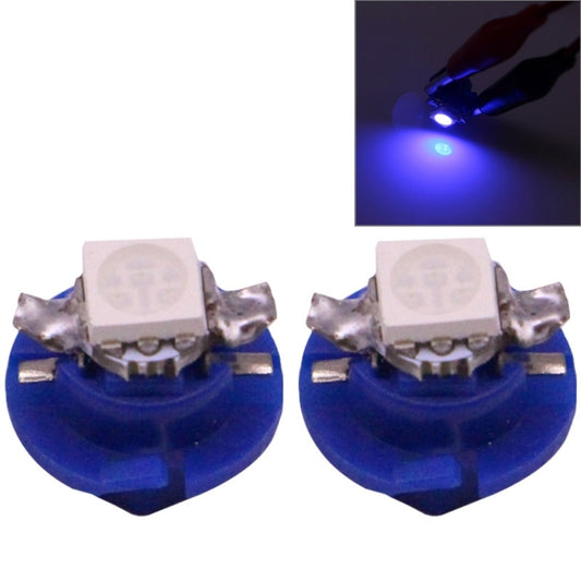 2 PCS B8.4 Blue Light 0.2W 12LM 1 LED SMD 5050 LED Instrument Light Bulb Dashboard Light for Vehicles, DC 12V(Blue) - Instrument Lights by buy2fix | Online Shopping UK | buy2fix
