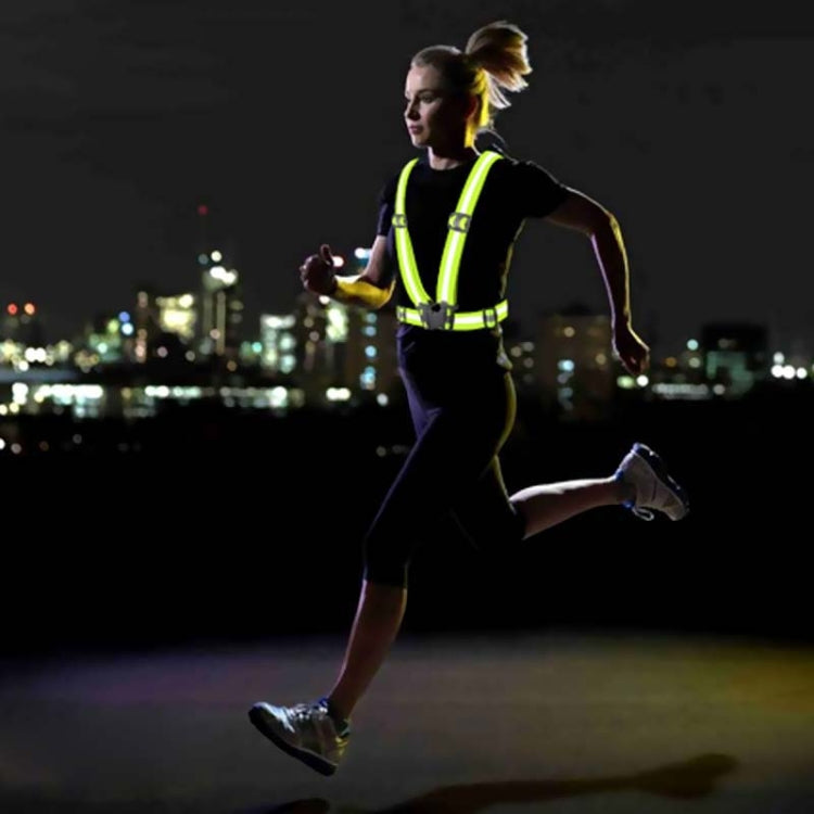 Night Riding Running Flexible Reflective Safety Vest(Purple) - Reflective Safety Clothing by buy2fix | Online Shopping UK | buy2fix