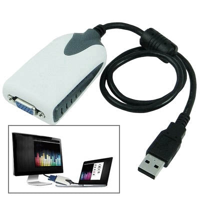 USB To VGA Multi-Monitor / Multi-Display Adapter, Resolution: 1680 x1050 - Cable by buy2fix | Online Shopping UK | buy2fix