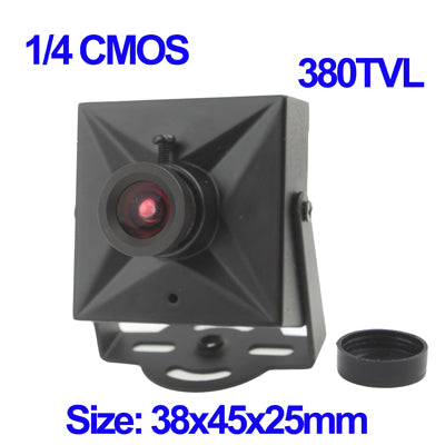 1/4 CMOS Color 380TVL Mini Camera - Security by buy2fix | Online Shopping UK | buy2fix