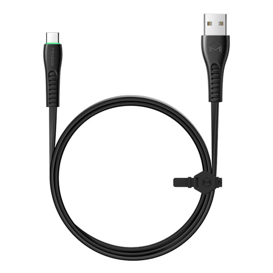 Mcdodo CA-6431 Flying Fish Series Type-C to USB LED Data Cable, Length: 1.2m(Black) - USB-C & Type-C Cable by Mcdodo | Online Shopping UK | buy2fix