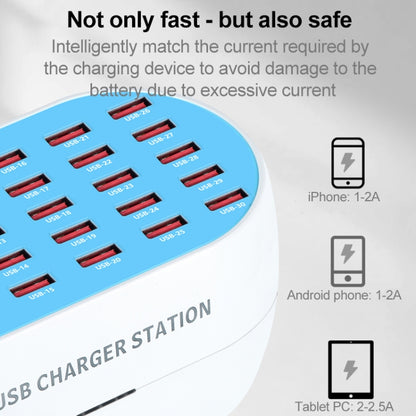 830-12 120W 12 USB Ports Multifunction Smart Charger Station AC100-240V, US Plug(White) - Multifunction Charger by buy2fix | Online Shopping UK | buy2fix