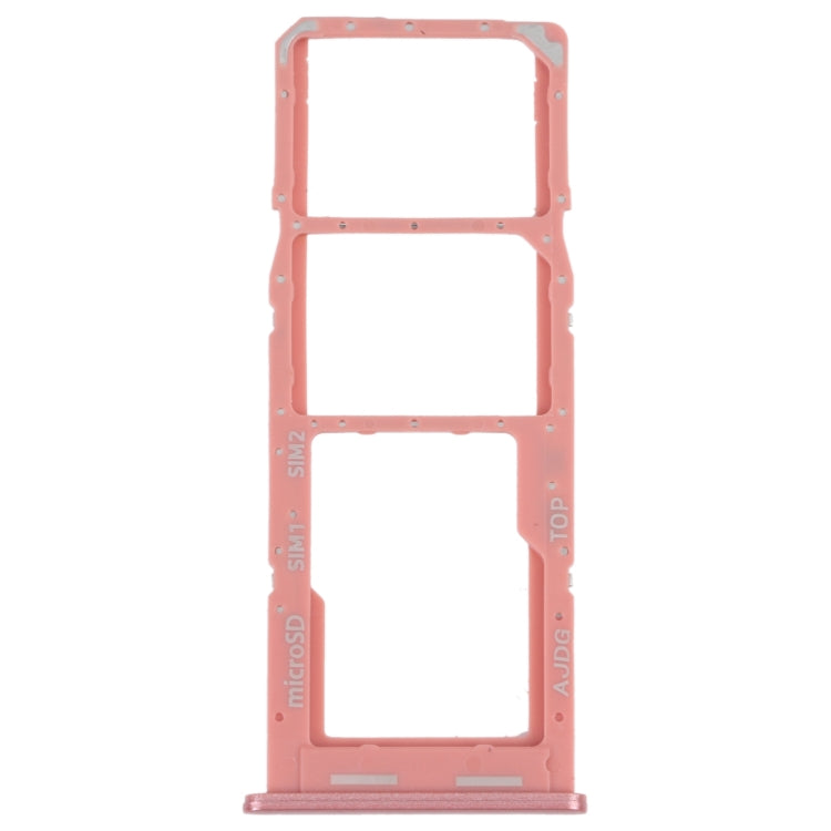 For Samsung Galaxy A04s SM-A047F Original SIM Card Tray + SIM Card Tray + Micro SD Card Tray (Pink) - Card Socket by buy2fix | Online Shopping UK | buy2fix