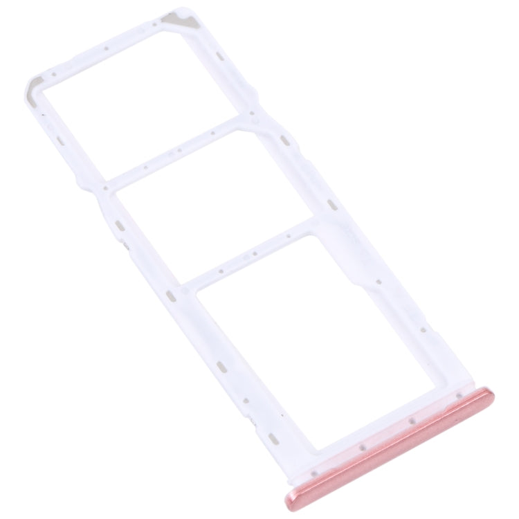 For Samsung Galaxy A04 SM-A045F Original SIM Card Tray + SIM Card Tray + Micro SD Card Tray (Pink) - Card Socket by buy2fix | Online Shopping UK | buy2fix