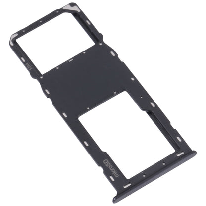 For Samsung Galaxy A03s SM-A037U Original SIM Card Tray + Micro SD card tray (Black) - Card Socket by buy2fix | Online Shopping UK | buy2fix