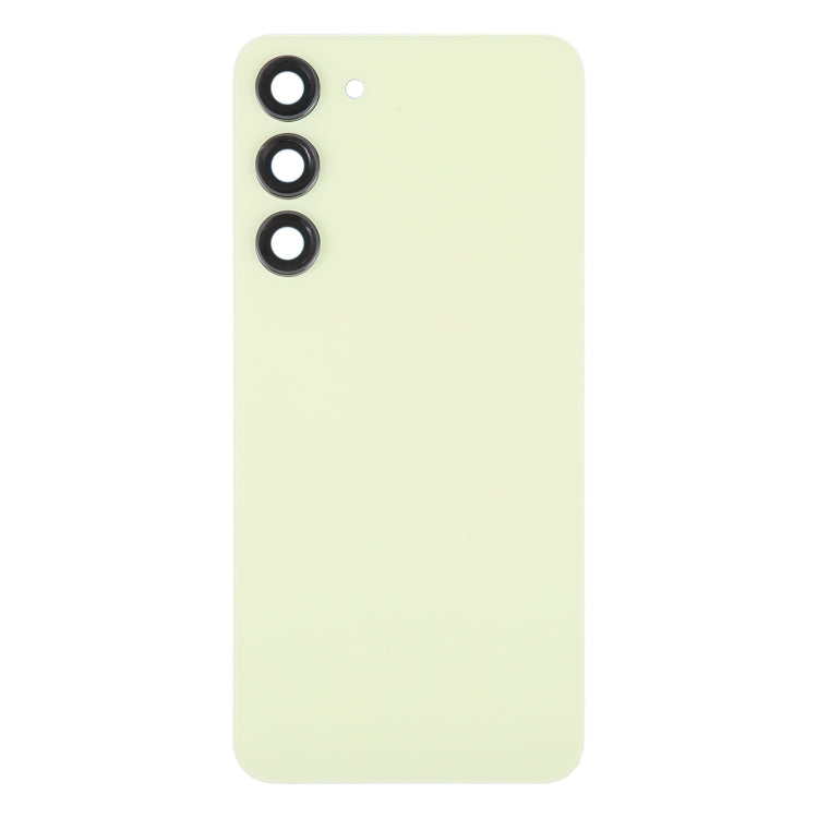 For Samsung Galaxy S23+ SM-S916B OEM Glass Battery Back Cover with Camera Lens Cover(Yellow) - Repair & Spare Parts by buy2fix | Online Shopping UK | buy2fix