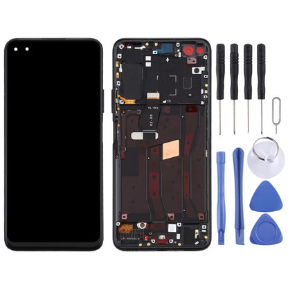 OEM LCD Screen for Huawei Nova 6 4G Digitizer Full Assembly with Frame(Black) - LCD Screen by buy2fix | Online Shopping UK | buy2fix