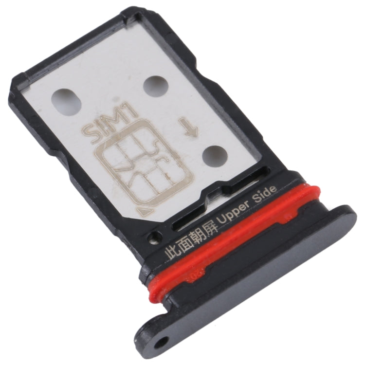 For vivo iQOO Neo6 SIM Card Tray + SIM Card Tray (Black) - Card Socket by buy2fix | Online Shopping UK | buy2fix