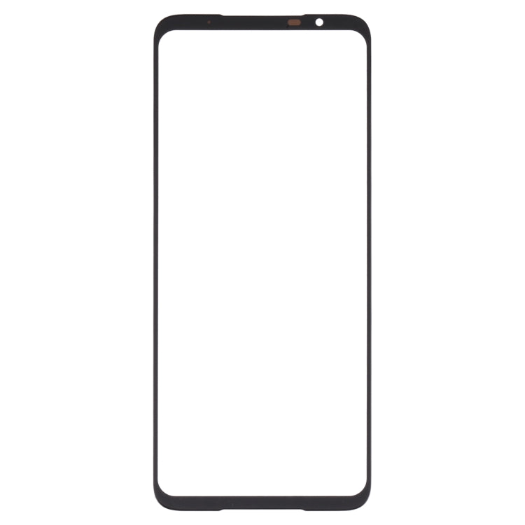 For Asus ROG Phone 6 Pro Front Screen Outer Glass Lens with OCA Optically Clear Adhesive (Black) - Repair & Spare Parts by buy2fix | Online Shopping UK | buy2fix