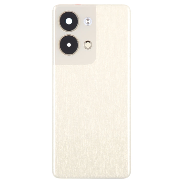 For OPPO Reno9 Original Battery Back Cover with Camera Lens Cover(Gold) - Back Cover by buy2fix | Online Shopping UK | buy2fix