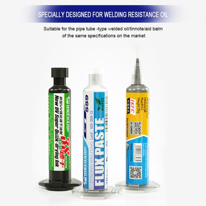 MECHANIC P09 Aluminum Alloy Tube Piston Solder Paste Flux Booster Syringe - Others by MECHANIC | Online Shopping UK | buy2fix