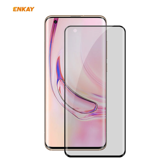 For Xiaomi Mi 10 / Mi 10 Pro ENKAY Hat-Prince 0.26mm 9H 3D Curved Heat Bending Privacy Anti-spy Full Screen Tempered Glass Film -  by ENKAY | Online Shopping UK | buy2fix