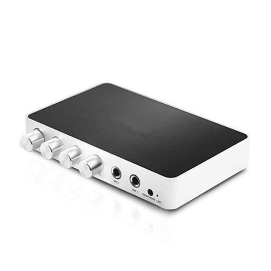 KM200 Portable Digital Stereo Audio Echo System Machine HDMI Karaoke Mixer Amplifier 4K/2K TV PC Home Theater - Consumer Electronics by buy2fix | Online Shopping UK | buy2fix