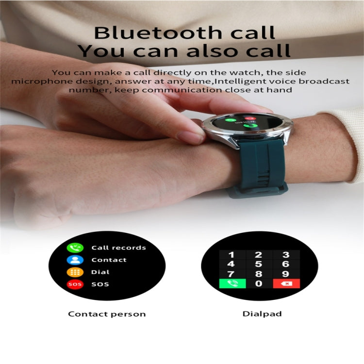 Y10 1.54inch Color Screen Smart Watch IP68 Waterproof,Support Heart Rate Monitoring/Blood Pressure Monitoring/Blood Oxygen Monitoring/Sleep Monitoring(Coffee) - Smart Wear by buy2fix | Online Shopping UK | buy2fix