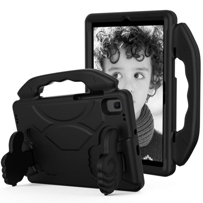 For Samsung Galaxy Tab A7 10.4(2020)T500/T505 EVA Material Children Flat Anti Falling Cover Protective Shell With Thumb Bracket(Black) - Samsung Accessories by buy2fix | Online Shopping UK | buy2fix