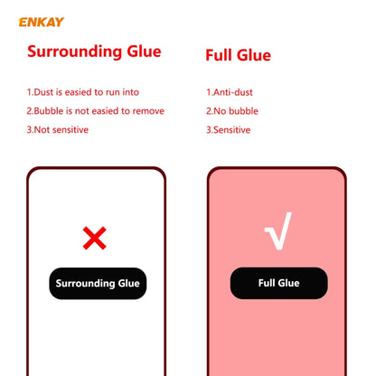 For Nokia 3.4 2 PCS ENKAY Hat-Prince Full Glue 0.26mm 9H 2.5D Tempered Glass Full Coverage Film - Nokia Tempered Glass by ENKAY | Online Shopping UK | buy2fix