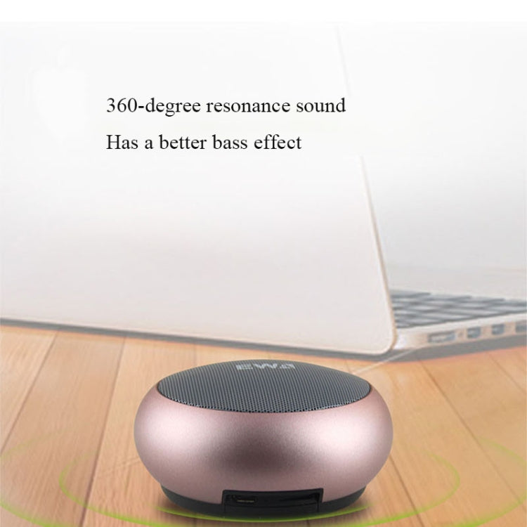 EWA A110 IPX5 Waterproof Portable Mini Metal Wireless Bluetooth Speaker Supports 3.5mm Audio & 32GB TF Card & Calls(Red) - Mini Speaker by EWA | Online Shopping UK | buy2fix