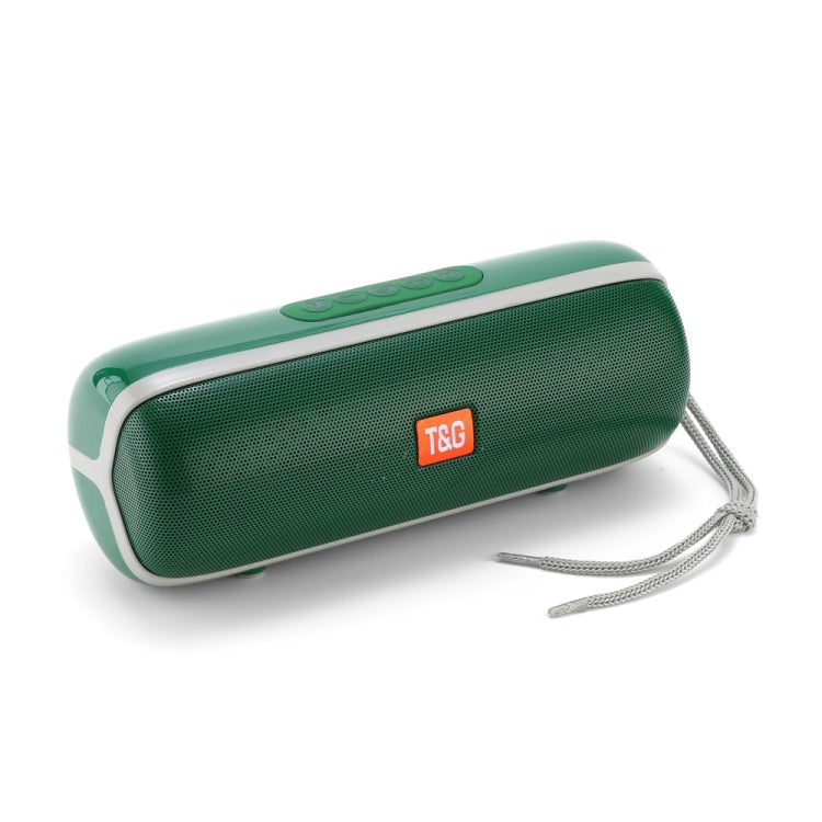 T&G TG183 TWS Mini Wireless Bluetooth Speaker, Supports AUX / USB 2.0 / FM / 32GB TF Card or Micro SD Card(Green) - Mini Speaker by T&G | Online Shopping UK | buy2fix