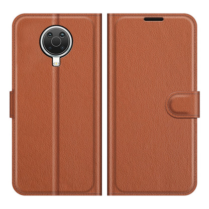 For Nokia G10/G20 Litchi Texture Horizontal Flip Protective Case with Holder & Card Slots & Wallet(Brown) - Mobile Accessories by buy2fix | Online Shopping UK | buy2fix