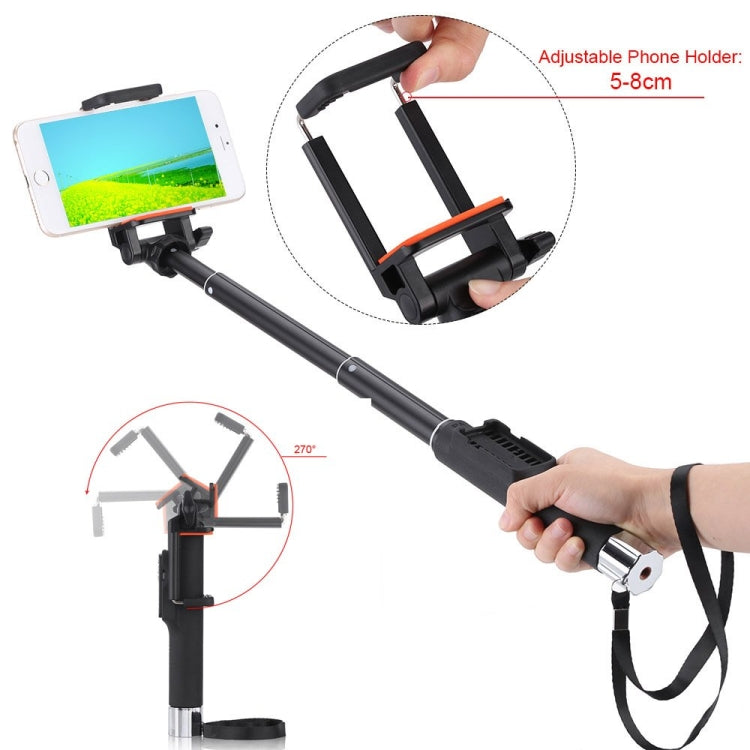 YT-888 Rotating Selfie Stick with Bluetooth for Smartphone - Consumer Electronics by buy2fix | Online Shopping UK | buy2fix