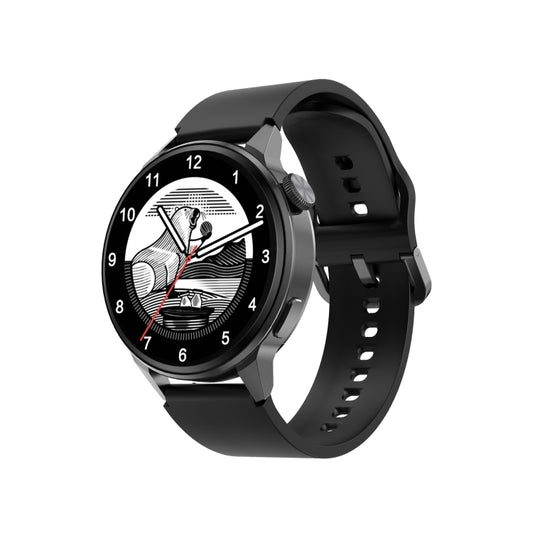 DT4 1.36 inch Silicone Watchband Color Screen Smart Watch(Black) - Smart Wear by buy2fix | Online Shopping UK | buy2fix