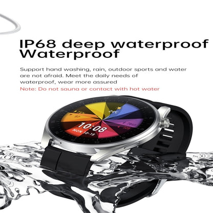 T3 IP68 1.36 inch Silicone Watchband Color Screen Smart Watch(Black) - Smart Wear by buy2fix | Online Shopping UK | buy2fix