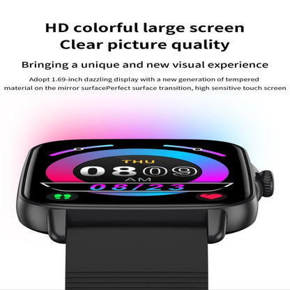 KT58 IP67 1.69 inch Color Screen Smart Watch(Gold) - Smart Wear by buy2fix | Online Shopping UK | buy2fix